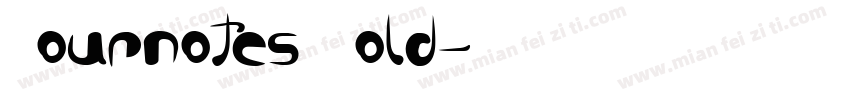 Yournotes Bold字体转换